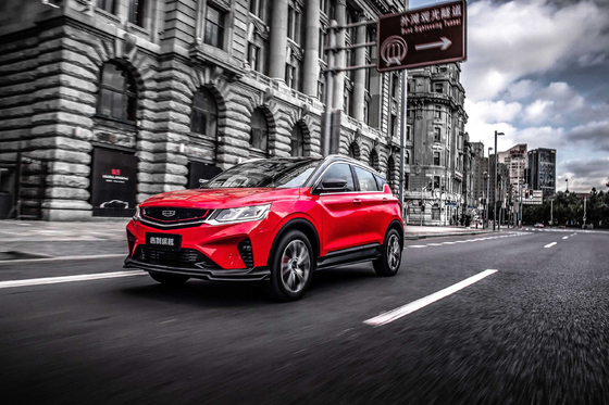 2024 Coolray Geely Cars Αυτοκινητοκίνητο τιμόνι Γροθιά και δερμάτινα καθίσματα για SUV 5 θέσεων
