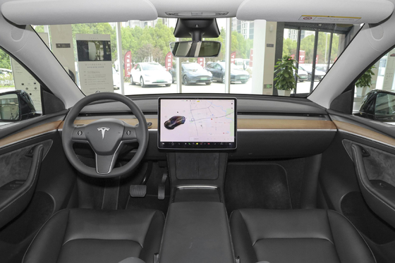 2023 Χρησιμοποιούμενο Tesla Model Y Model 3 Stock Ηλεκτρικό αυτοκίνητο με πολυλειτουργικό τιμόνι