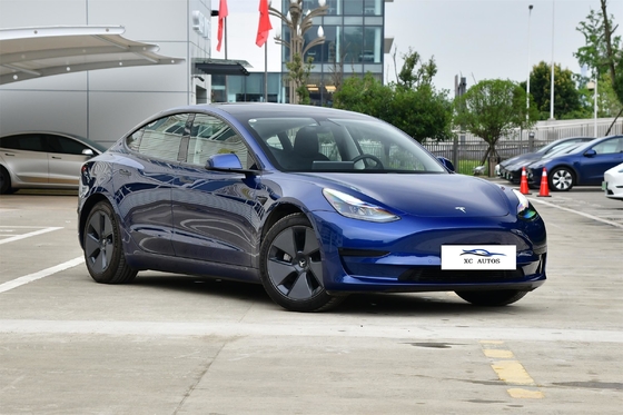 8 μηνών Παλαιό Tesla Model 3 Χρησιμοποιούμενο ηλεκτρικό αυτοκίνητο με μπροστινό 4 πίσω 4 ραντάρ