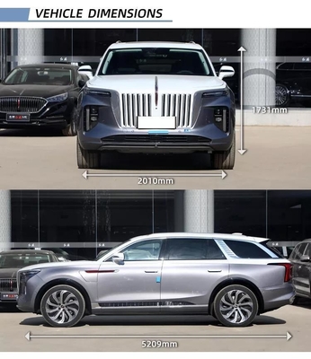 Φώτα LED και ABS 2024 Hongqi E-HS9 Ηλεκτρικό Αυτοκίνητο για τα τελευταία ενεργειακά οχήματα