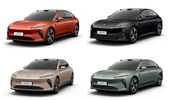 2023 Χρόνο Nio Et5t Πολυσύνδεση Μπροστά Ανάρτηση Χρησιμοποιημένο αυτοκίνητο με Μεγάλο Χώρο Ενέργειας EV αυτοκίνητο