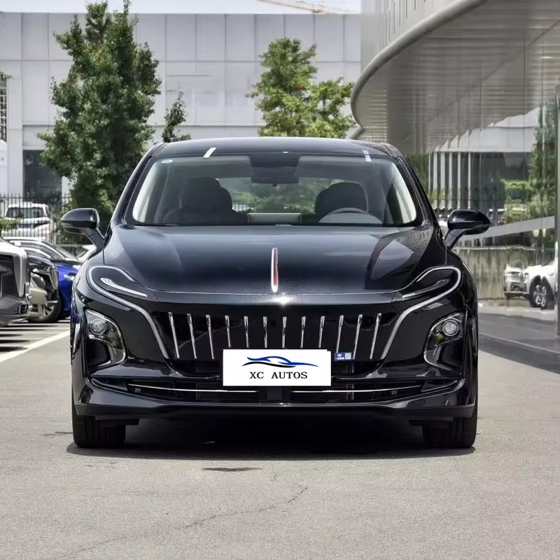 2023 Hongqi E-QM5 Pure Electric 5 θέσεων Μαύρο χρώμα 4 θυρών 5 θέσεων για τη ρωσική αγορά